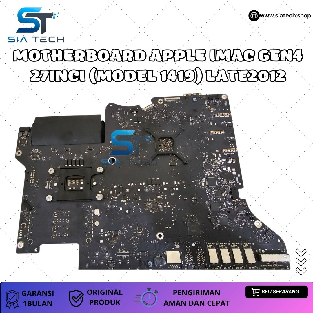 SIATECH-MOTHERBOARD APPLE IMAC GEN4 27INCI (MODEL 1419) LATE2012 31PITMB00B0 - Gambar 2