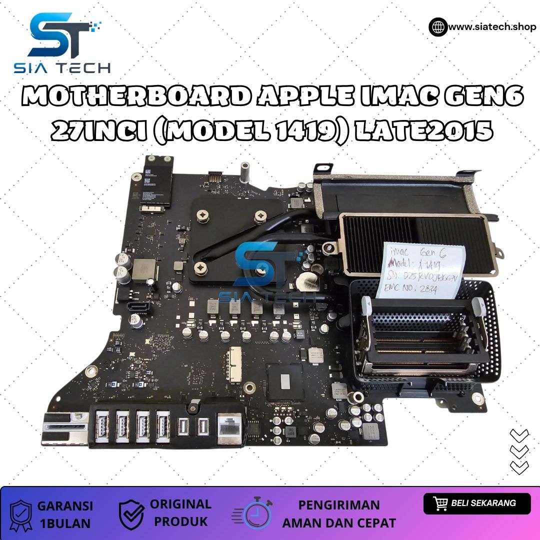 SIATECH-MOTHERBOARD APPLE IMAC GEN6 27INCI (MODEL 1419) LATE2015