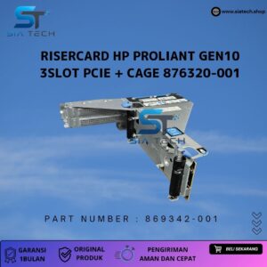 SIATECH-RISERCARD HP PROLIANT GEN10 3SLOT PCIE 869342-001 + CAGE 876320-001