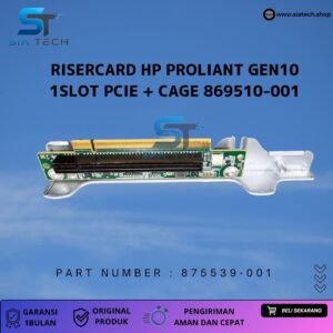 SIATECH-RISERCARD HP PROLIANT GEN10 1SLOT PCIE 875539-001 + CAGE 869510-001