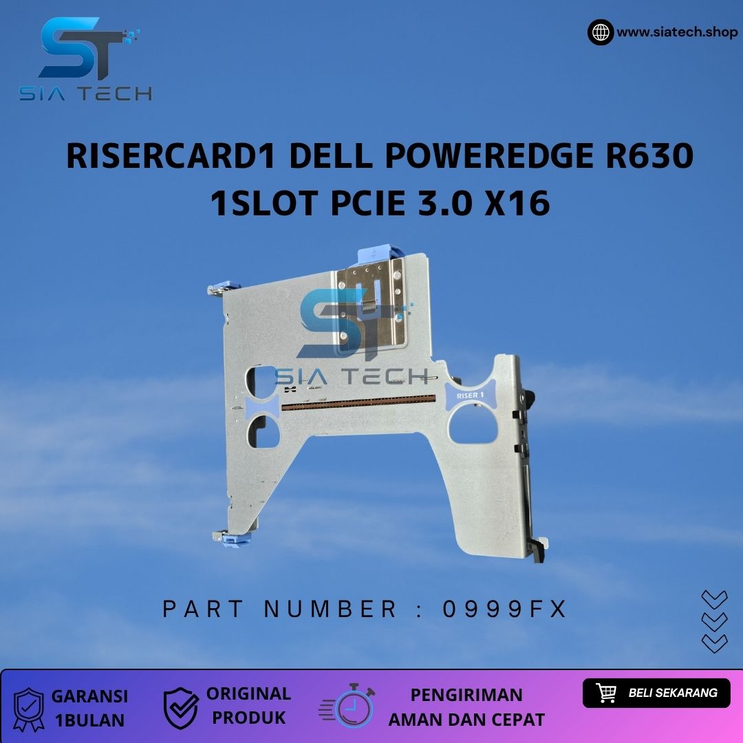 SIATECH-RISERCARD1 DELL POWEREDGE R630 1SLOT PCIE 3.0 X16 0999FX