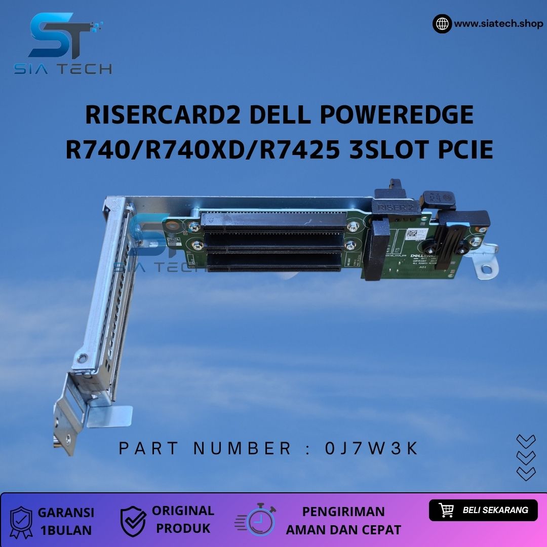 SIATECH-RISERCARD2 DELL POWEREDGE R740/R740XD/R7425 3SLOT PCIE 0J7W3K